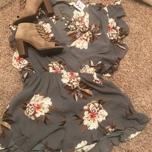 FLORAL ROMPER